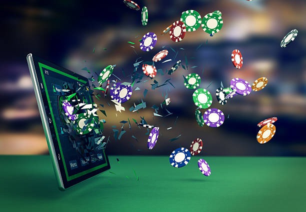 Live dealer blackjack table with multi-camera feed on mobile phone